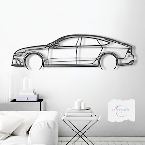 Metal Car  Wall Art: Modern Automotive Decor