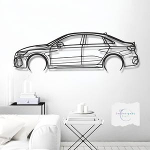 Metal Car Wall Art: Modern Automotive  Decor