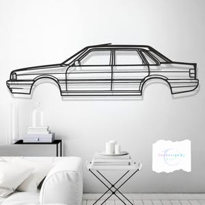 Metal Car Wall Art: Modern Automotive  Decor