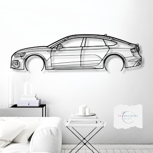 Metal Car Wall Art: Modern Automotive  Decor