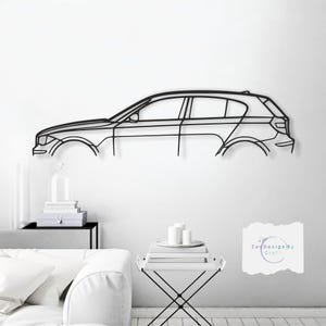 Metal Car Decor Wall Art- Unique Valentine&#39;s Day Gift for Car Lovers - Modern Automotive Decor for Him , Garage or Office Gift