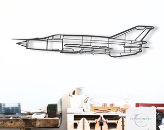 MiG-21 Metal Wall Art, Cold War Fighter Aviation Decor, Legendary Collector Steel Gift