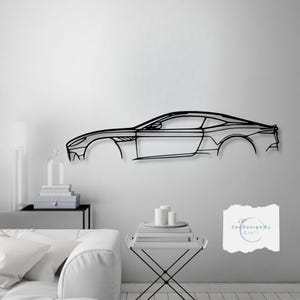 Metal Car Decor Wall Art- Unique Valentine's Day Gift for Car Lovers - Modern Automotive Decor for Him , Garage or Office Gift