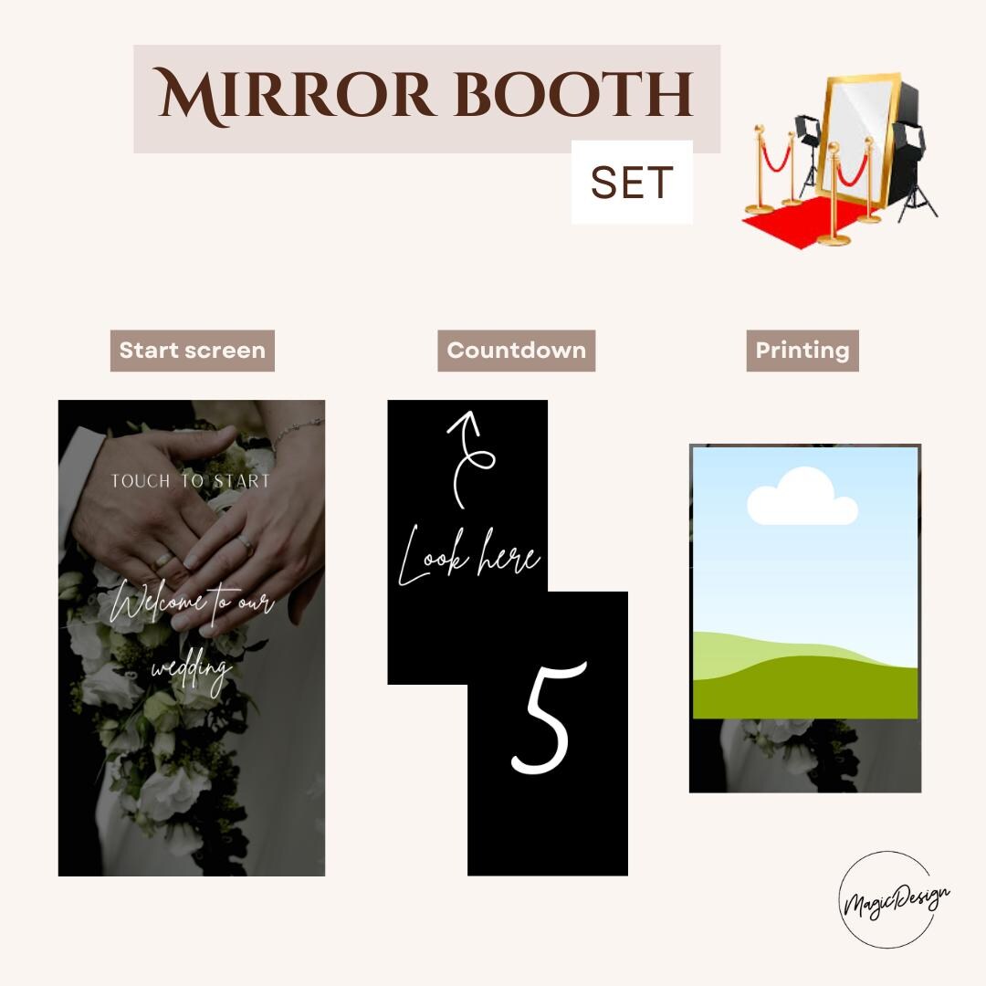 Mirror Booth Animation Set Photobooth - Etsy
