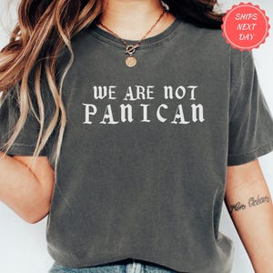 Comfort Colors® We Are Not PANICAN T-Shirt |  Anti-Trump Shirt, Tariffs Political Meme Shirt, Sarcastic Feminist Shirt, Protest T-Shirt