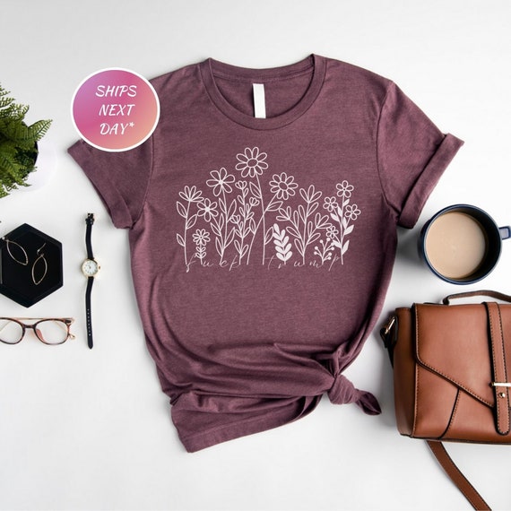 Subtle Fuck Trump Wildflower T-Shirt | Fuck Trump, Anti Trump Shirt, Feminist T-Shirt, Democrat Shirt,Reproductive Rights, Gift for Democrat