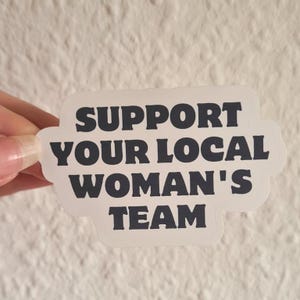 Autocollants de soutien pour le sport féminin – Autocollants imperméables, autocollants de football, autocollants cadeaux sportifs, ensemble d'autocollants pour la Journée de la femme