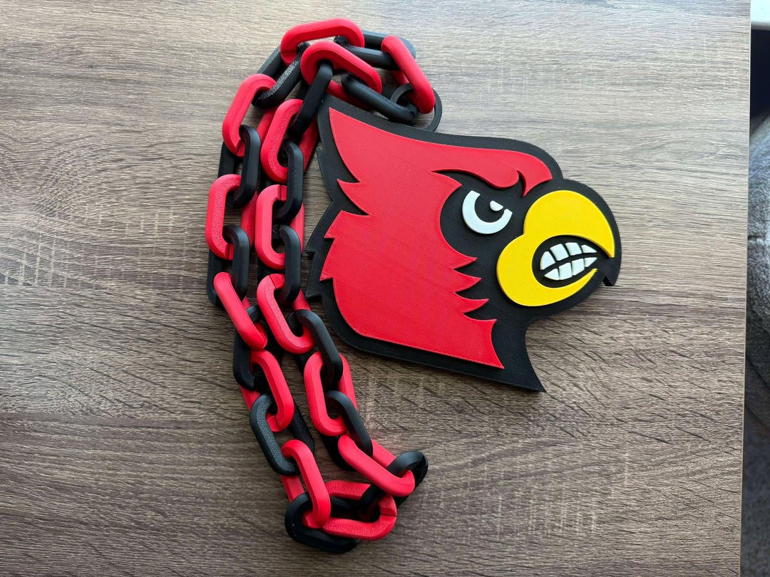 Cardinals Bird 3D Printed Sports Chain, Necklace - Etsy