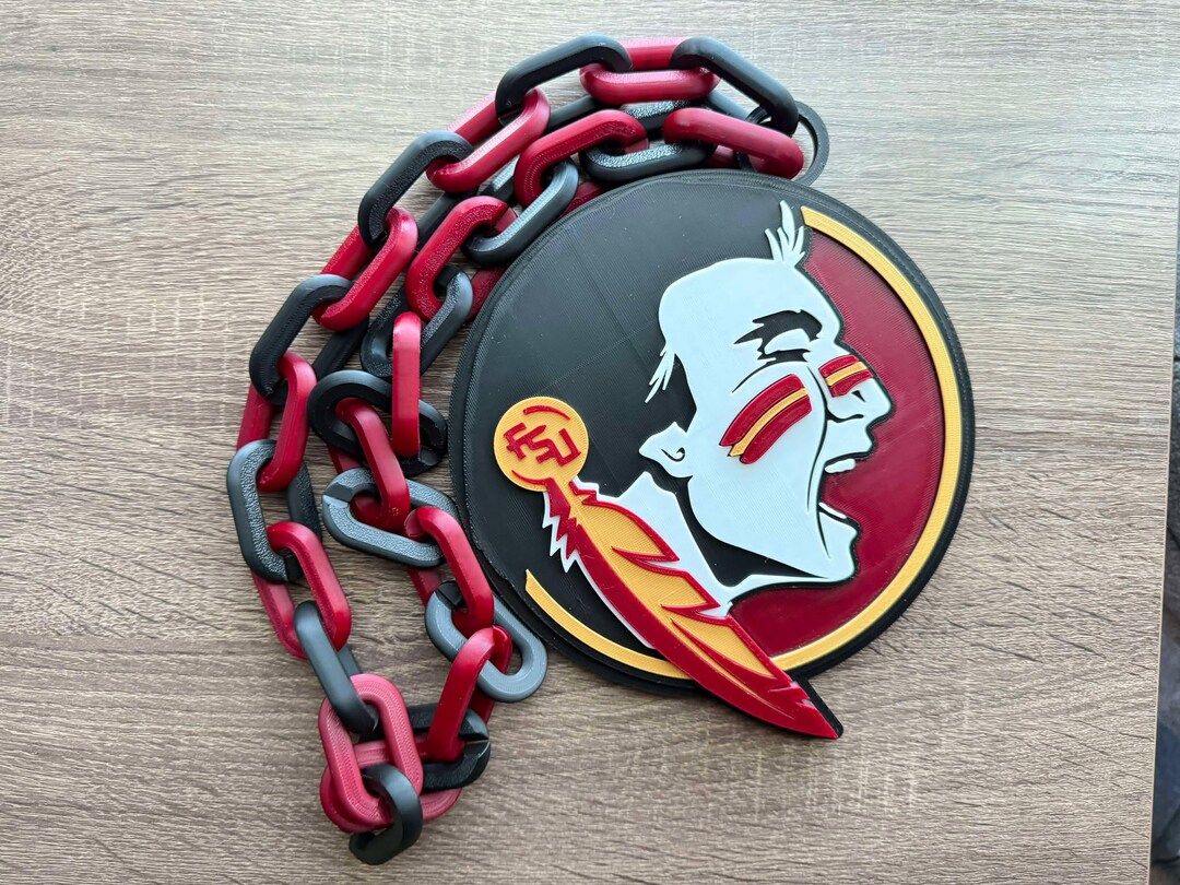 Seminoles 3D Printed Sports Chain, Necklace - Etsy