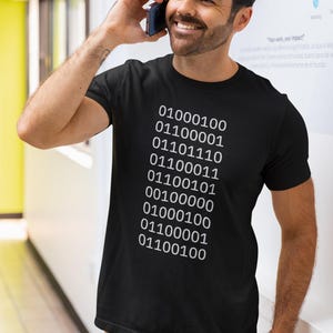 Dance Dad Binary Code Tee - Vatertags Tech Shirt