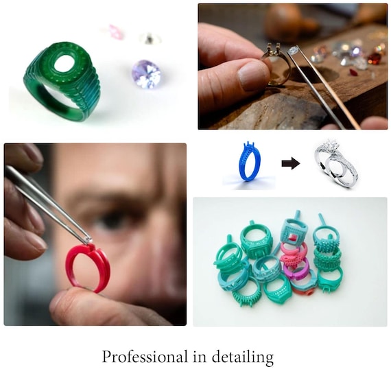 Lost Wax Jewelry Making Molds Jewelers Wax 15-Piece Ring Wax Mold