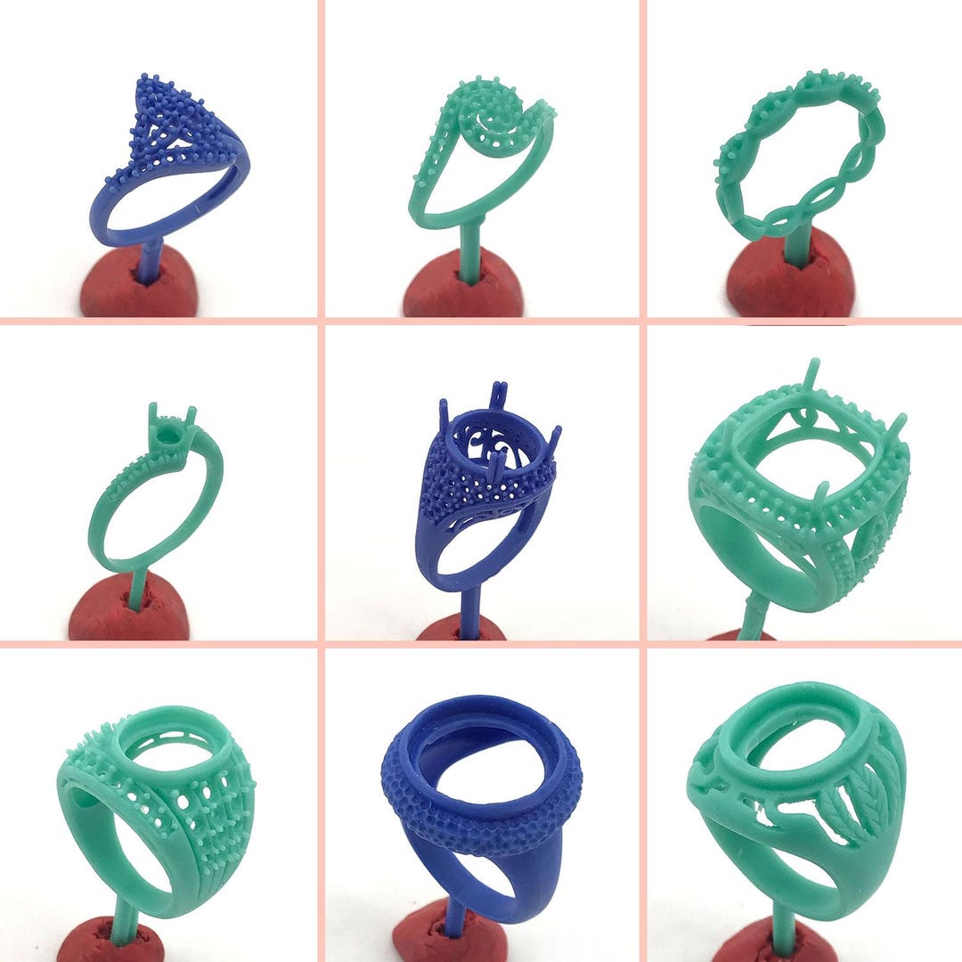 9PC Ancient Large Ring Millionaire Design | Ring Lost Wax Casting ...