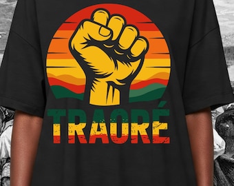 Traoré Rasta Power Shirt: African Heritage Fist Tee