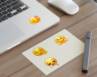 Emoji Baddie Sticker.  Cute Vinyl Decal for Phone, Laptop, Water Bottle, Mirror & More