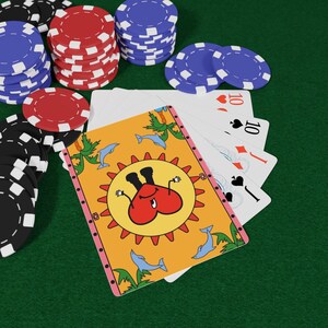 Un Verano Sin Ti. Limited Edition speelkaarten. Volledig kaartspel van 52 kaarten! Levendige speelkaartenset, leuke pokerkaarten voor game-avond, uniek cadeau.