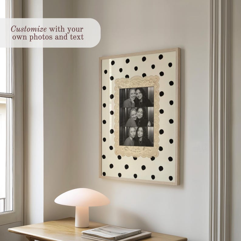 Photo inspiration: Visual Reference: How Lucky Are We Retro Wall Art Personalized Vintage Photo