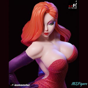 Figura di coniglio Jassice, figure dipinte in 3D, action figure, scultura in miniatura, statuetta regalo