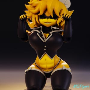 Goldie-figuur type 0, 3D-geschilderde figuren, actiefiguurtjes, miniatuursculptuur, geschenkfiguurtjes