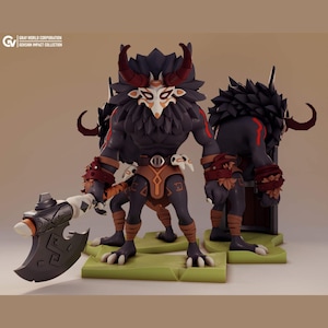 Mitecharls Set, 3D Painted Figures, Action Figurines, Miniature Scupulture, Gift Figurine