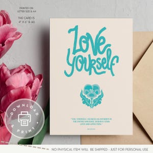BUDDHA Senden Liebe Grußkarte Digitale Love Card Hugs Digital Download Printable 4x6 A6 grußkartepostkarte alles gute zum Cute boho card