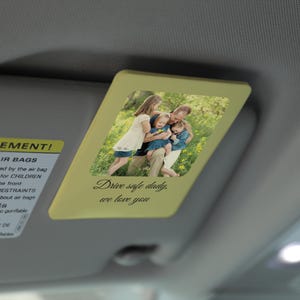 Custom Sun Visor Clip, Drive Safe Gift, Gift for Dad, Gift for Husband, Car Accessories, Personalized Gift, Visor Clip, Custom Gift