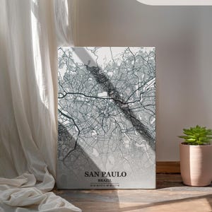 Custom Map Print, City Map Print, City Map Poster, City Map Wall Art, Home Wall Decor, Custom Canvas Print, Gift for Her, Housewarming Gift