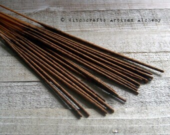 RITES OF HEKATE Signature Old European Premium Hand Dipped Stick Incense w/ Dark Patchouli, Cedarwood, Cinnamon, More - Charcoal Free