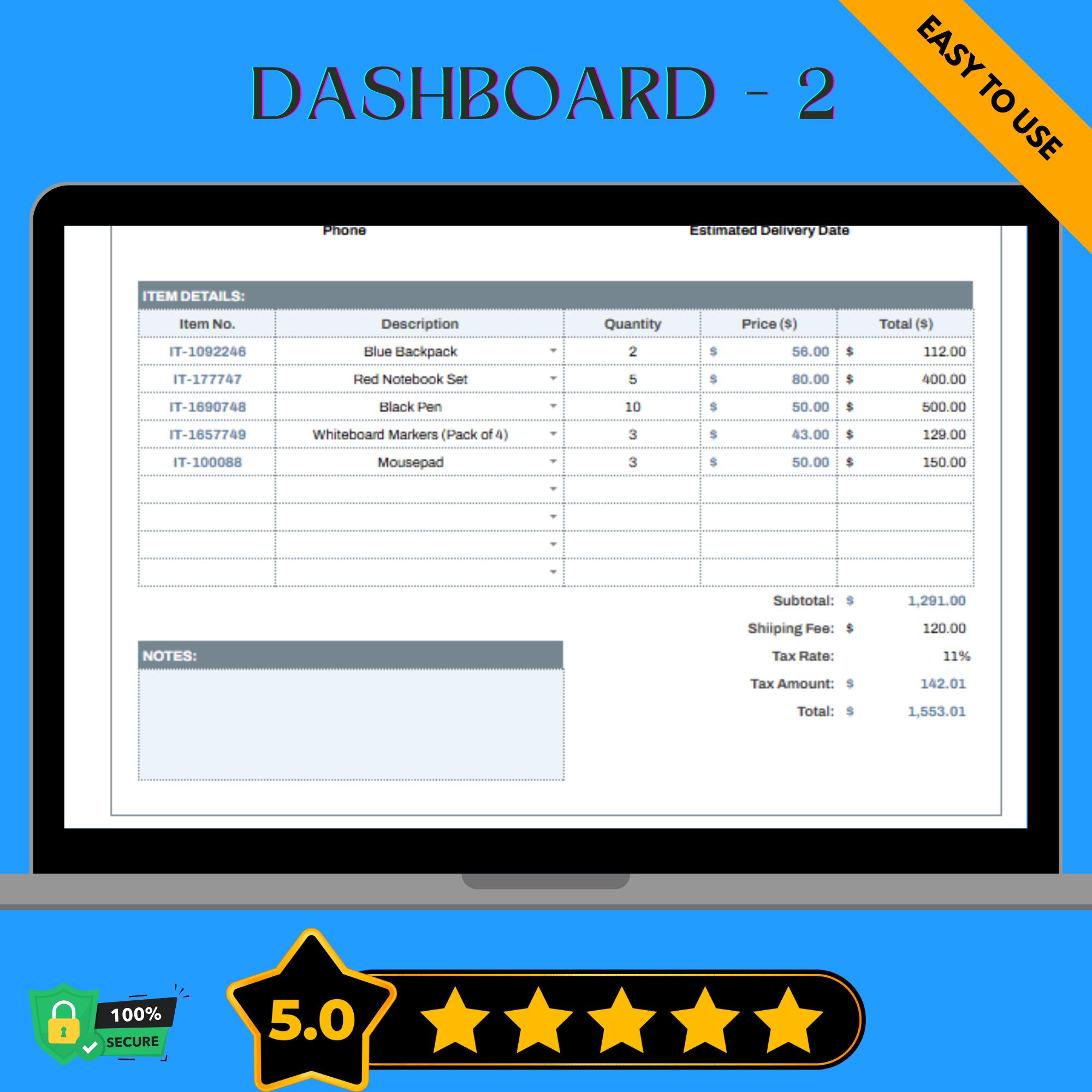 Dropshipping Checklist.pdf Dropshipping Packing Slip Template, Printable Shipping Invoice, Order ...
