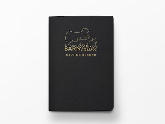 Calving Record Book 5x7 Cattle Breeding Log with 283 Day Gestation Chart Undated Barn Notebook Barn Bible™