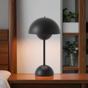 Mushroom Table Lamp | Touch Control Bedside Lamp | Infinitely Dimmable Desk Light | Modern Bedroom Living Room Study Cafe Decor
