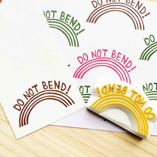 Bend Rubber Stamp Etsy