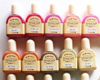 Tsukineko Versacraft refill ink bottle : Water based pigment ink reinker