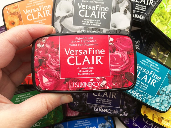 Tsukineko Versafine Clair Ink Pad | Fast Drying Oil Based Pigment Ink