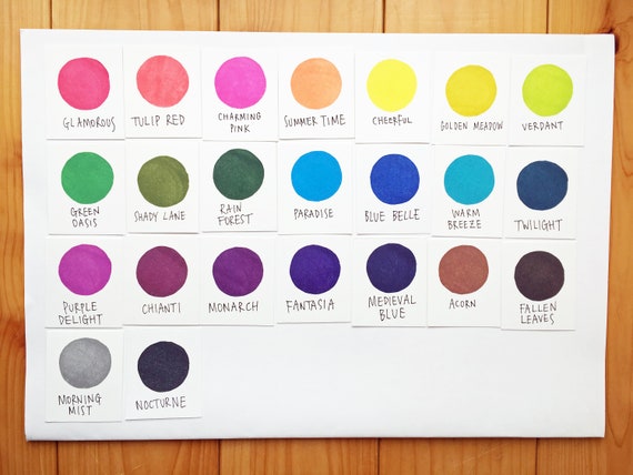 Versafine Color Chart