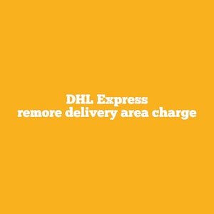 Costo di consegna espressa DHL in aree remote (tutti i paesi)