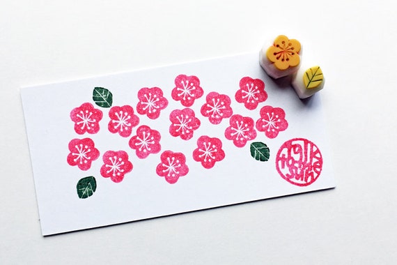 Ready Made Rubber Stamp - Rose Book Collection Vintage Plant Wooden Rubber Stamp