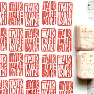 Custom Name Rubber Stamp : Japanese Hanko Hand Carved Stamp