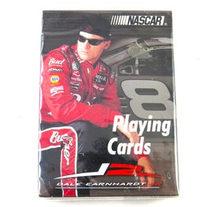 Dale Earnhardt Jr. Playing Cards, Nascar Racing #8 Budweiser Chevy Race Car Driver, Unopened Sealed Deck of Cards, Dale Jr. Memorabilia