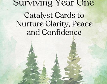 Surviving Year One Card Deck – 52 Cards to Navigate a Year of Transition | Divorce Gift