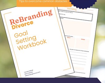 Goal Setting Workbook for Divorced Women