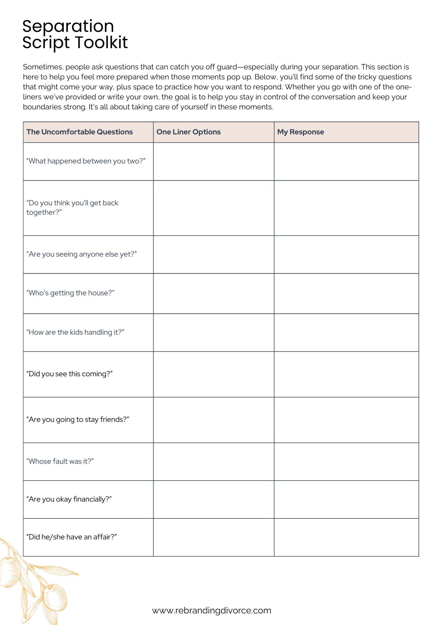 The Separation Script Toolkit - Etsy
