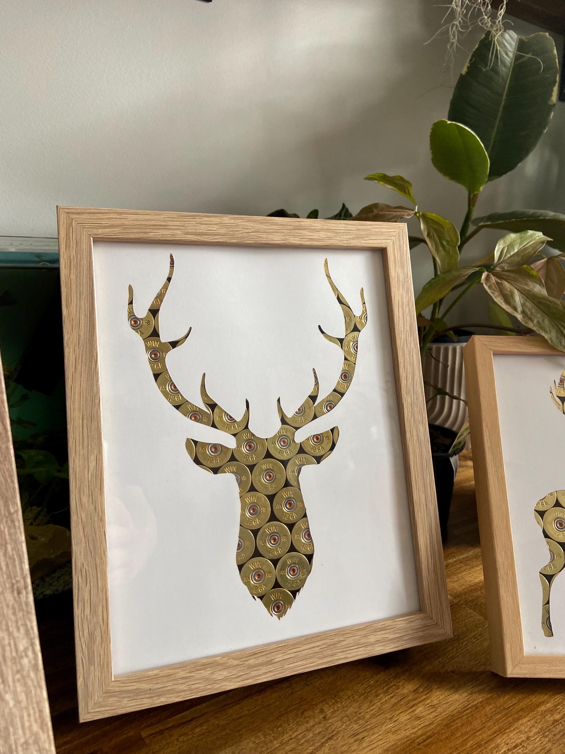 Customised Recycled Shotgun Shell Frame 22.8cm x 27.9cm