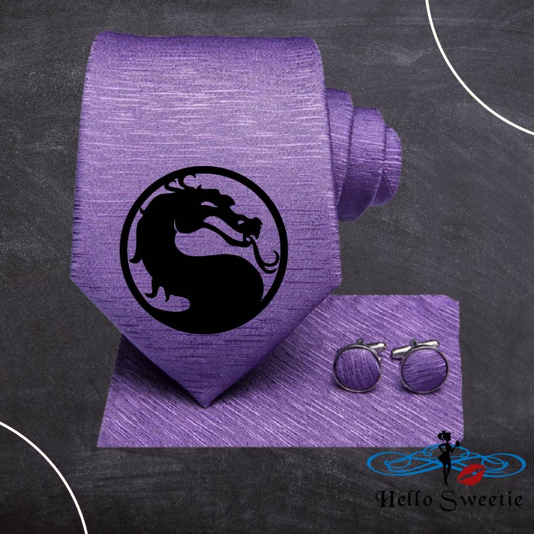 Mortal Kombat Tie Business Clothing Suit Father Gift Etsy