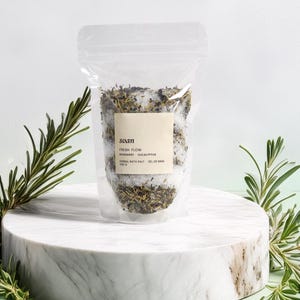 Spa gift set, Natural bath soak, handmade bath salts, relaxation gift, Herbal Bath Tea, vegan skincare, personalized gift, Herbal Bath Salt