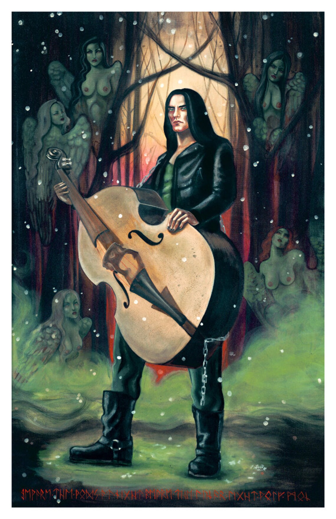 Peter Steele Type O Negative Memorial Art Print 11 X 17 - Etsy Singapore