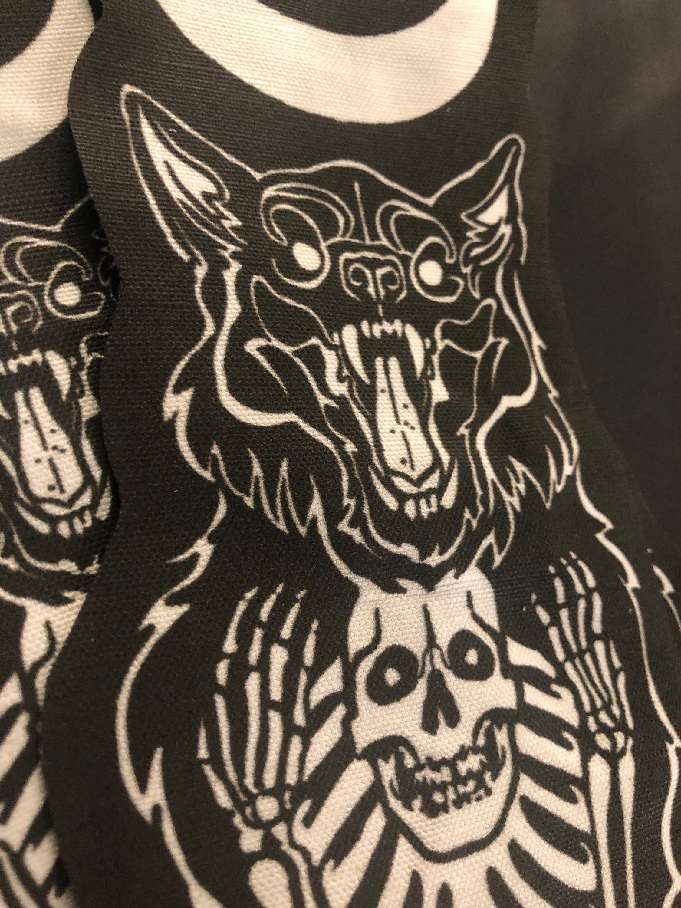 Wolf moon patch werewolf spirit coyote spirit goth horror | Etsy