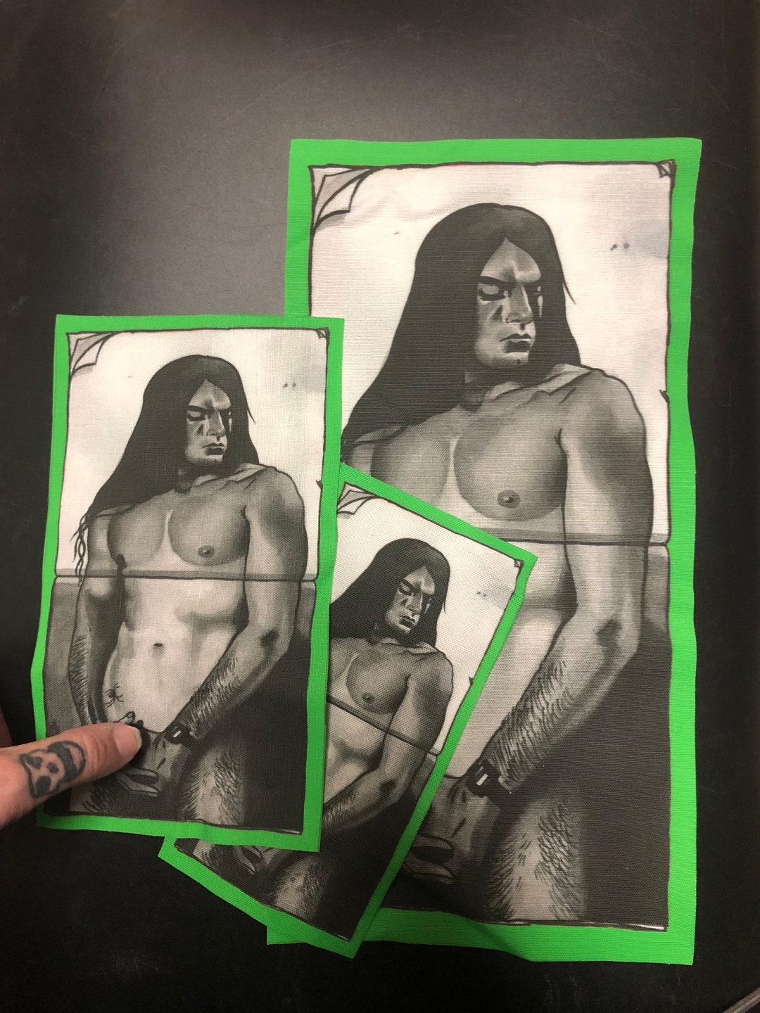 Peter Steele * ADULT Nude Centerfold Patch Now Available in GREEN! - Etsy