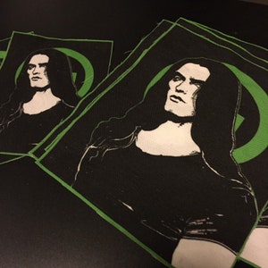 TON peter steele halo patch - small or large, jacket , vest, back patch sew or glue on , hail the green man ton Halloween