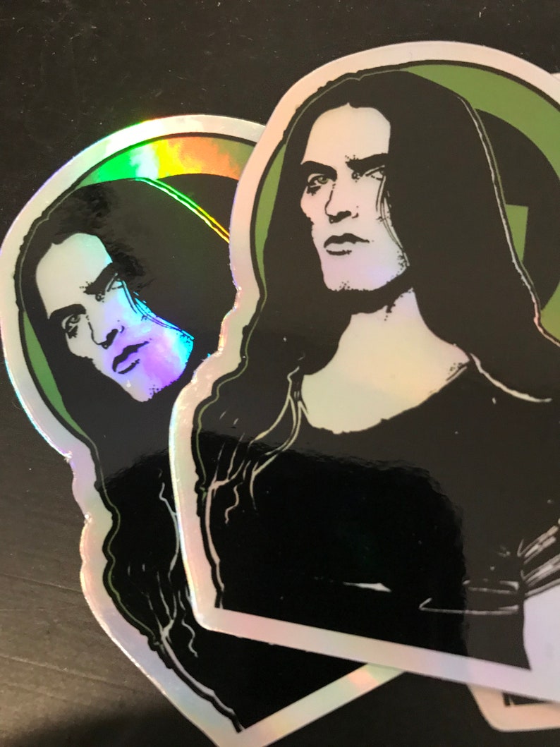 Peter Tribute Sticker Holographic /Foil or ghost white All Weather Vinyl Man Of Steele image 3
