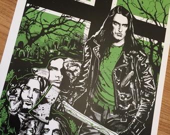 Póster en homenaje a Type O Negative – Peter Steele, impresión artística serigrafiada a mano.
